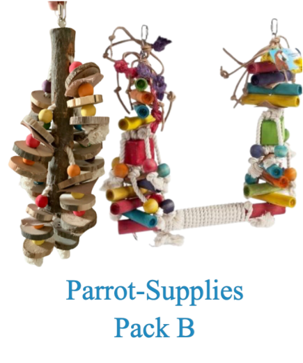 2 X Giant Parrot Toys - Pack B - RRP £61.99